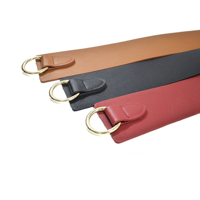 Women's naked imitation leather small waist seal