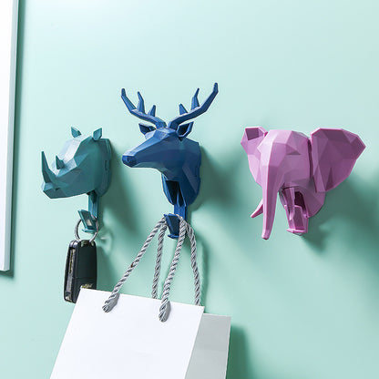 3D Animal Head Hook