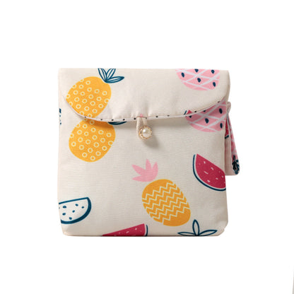 Fabric Cartoon Sanitary Pad Bag, Menstrual Pad Small Pouch