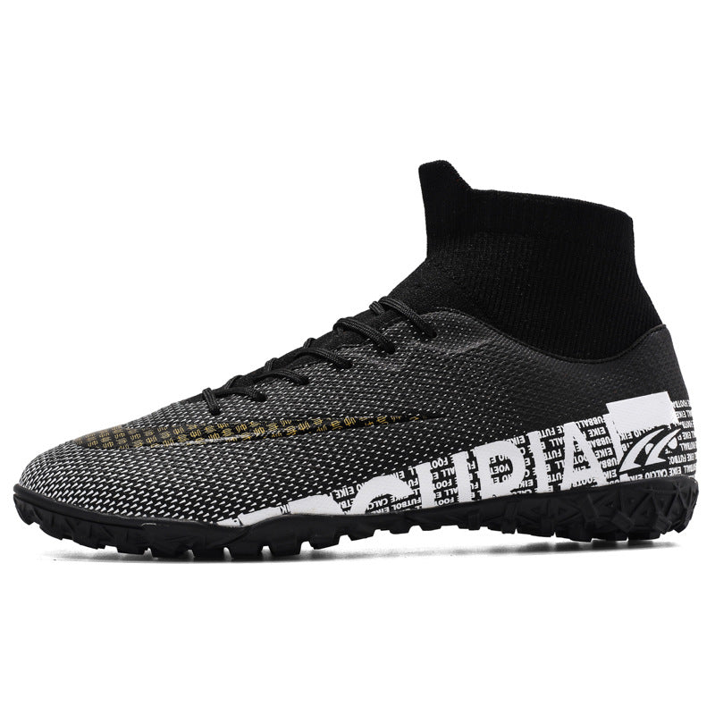 Cross-Border High-Top Football Shoes Men AG Long Studs Youth TF