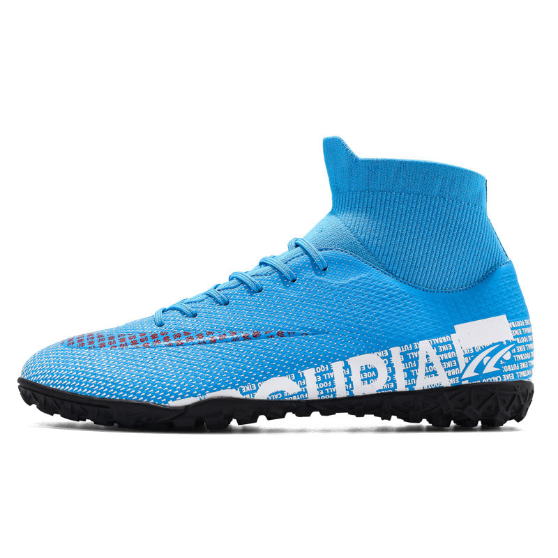 Cross-Border High-Top Football Shoes Men AG Long Studs Youth TF