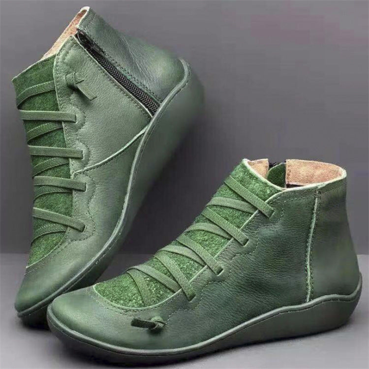 British-inspired cargo shoes martin boots