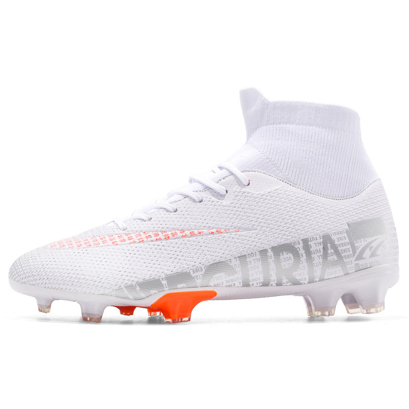 Cross-Border High-Top Football Shoes Men AG Long Studs Youth TF