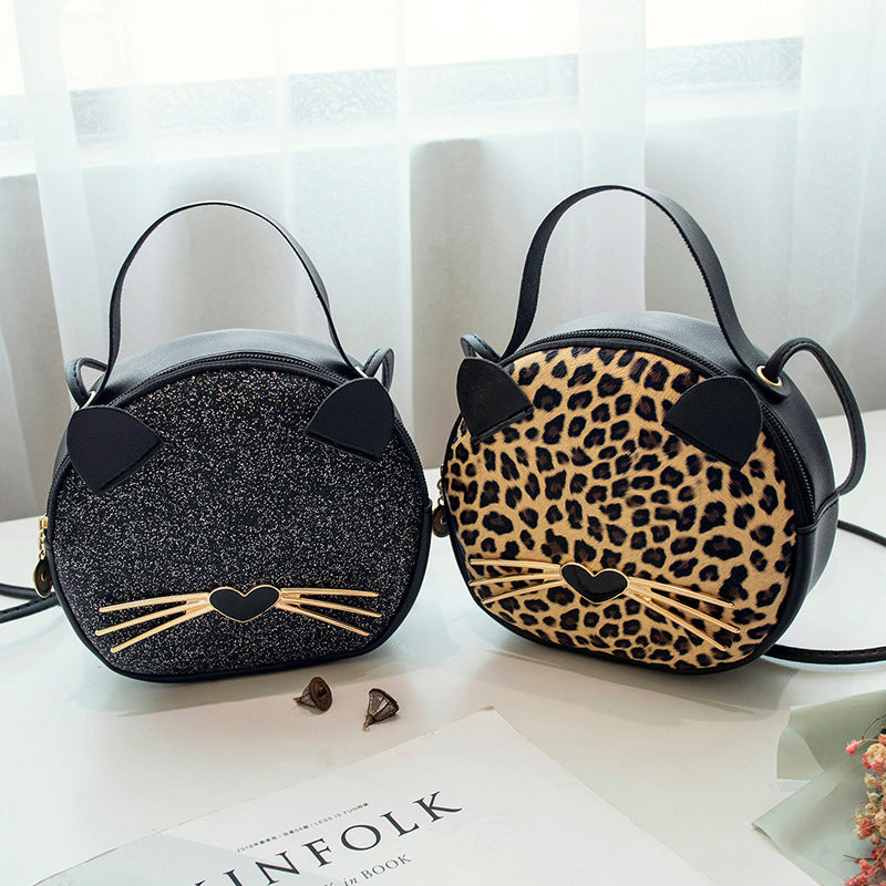 New leopard print bag round bag wholesale