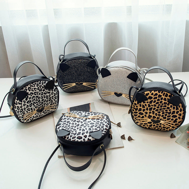 New leopard print bag round bag wholesale