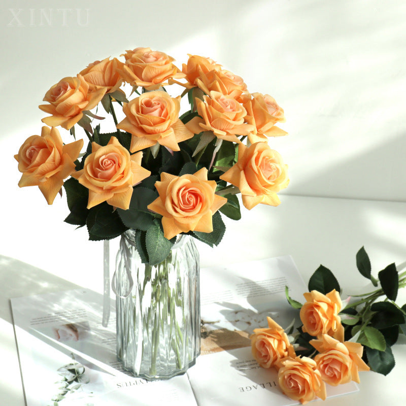 Artificial flower moisturizing rose corner rose high-end rose