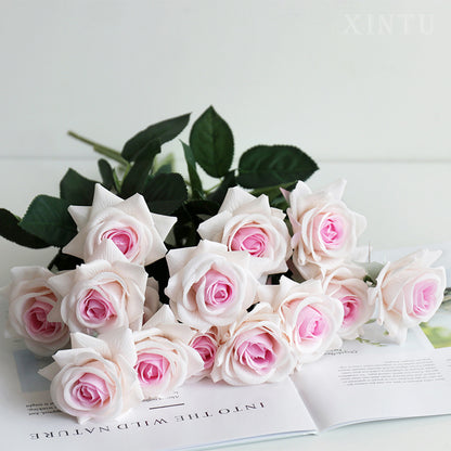 Artificial flower moisturizing rose corner rose high-end rose