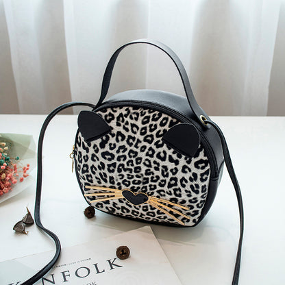 New leopard print bag round bag wholesale