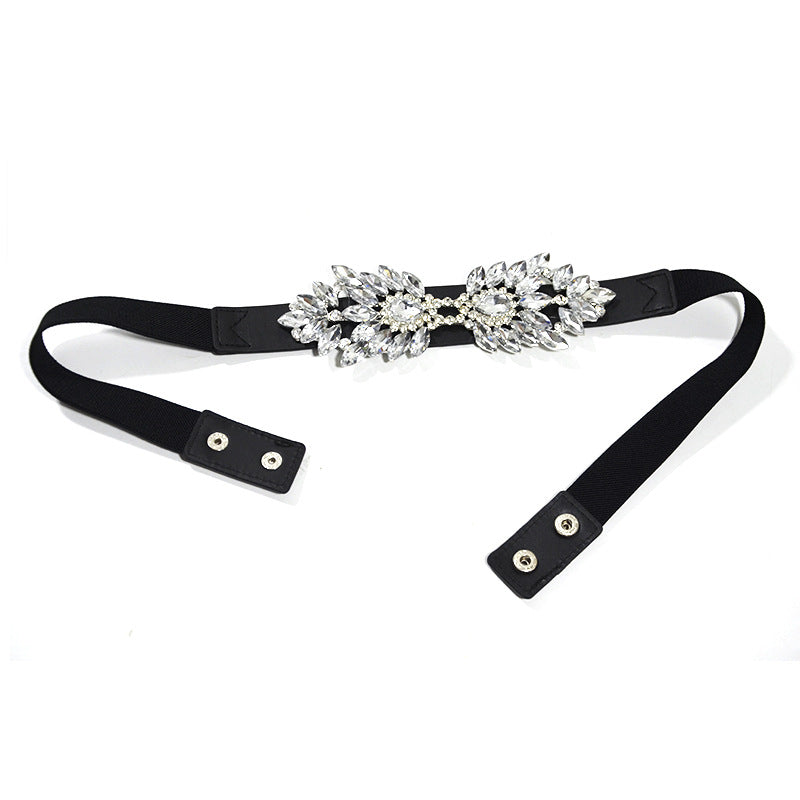 Versatile rhinestone bead belt