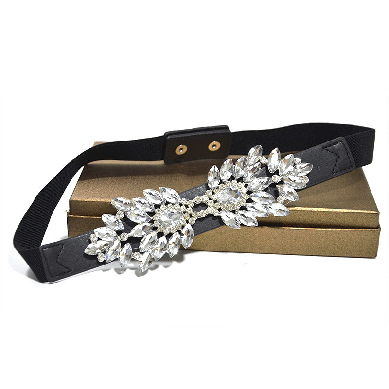 Versatile rhinestone bead belt