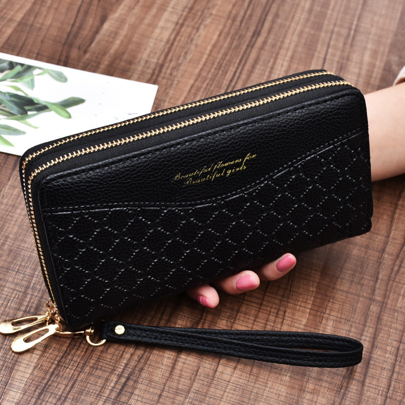 Double clutch bag wallet