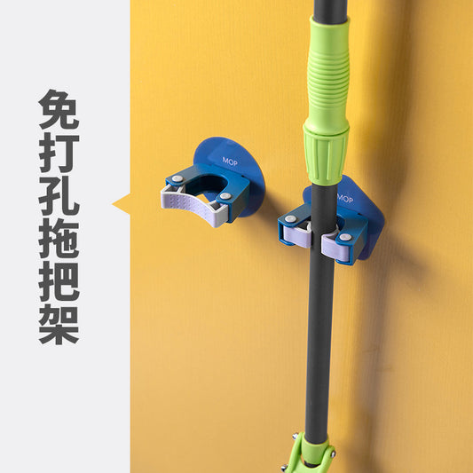 Wall-Mount Mop Hook No-Drill