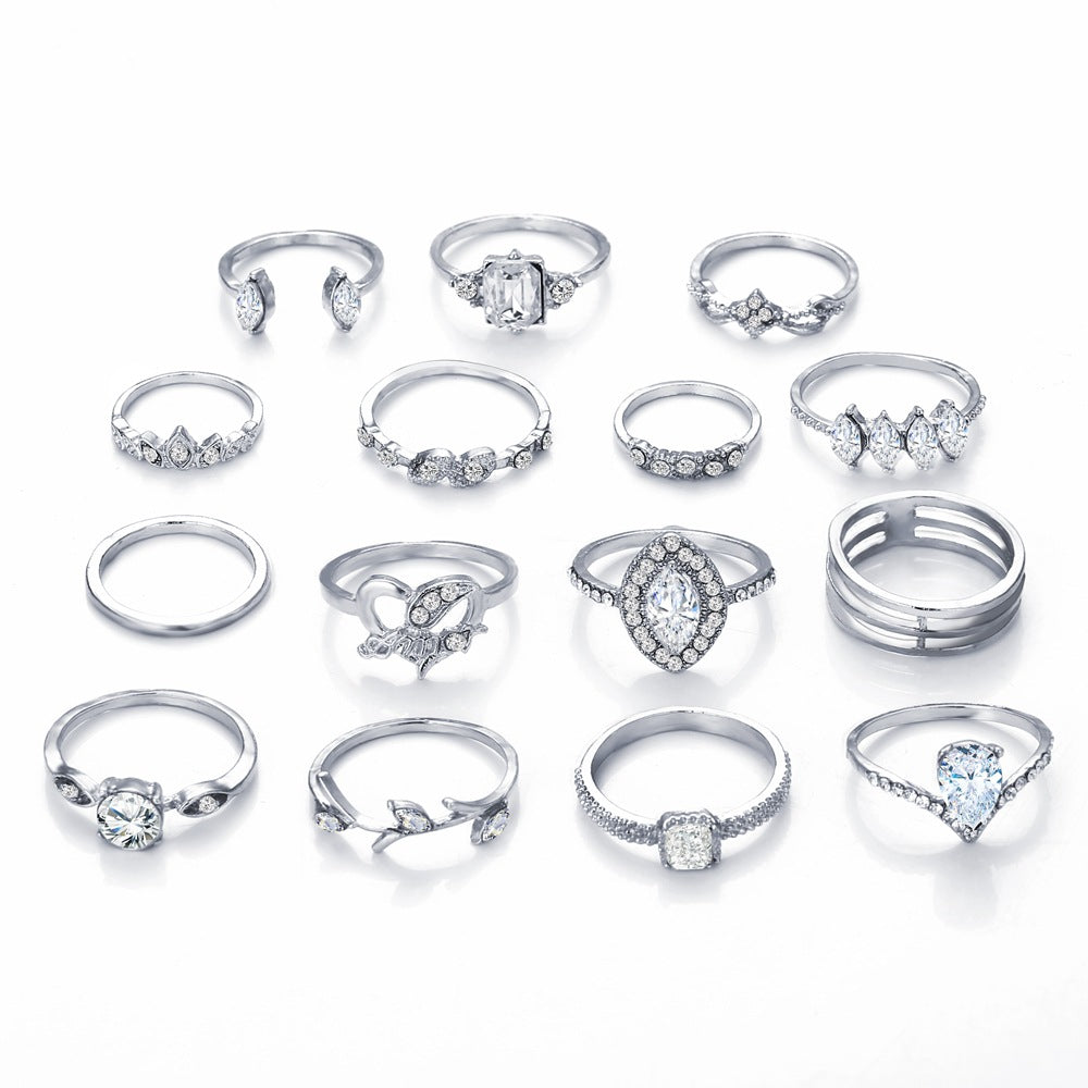 Love Ring Set 15 pieces