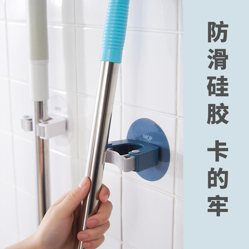 Wall-Mount Mop Hook No-Drill