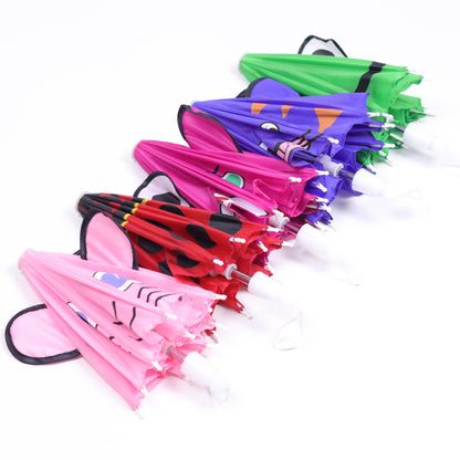 Long Handle Animal Ears Mini Toy Umbrella