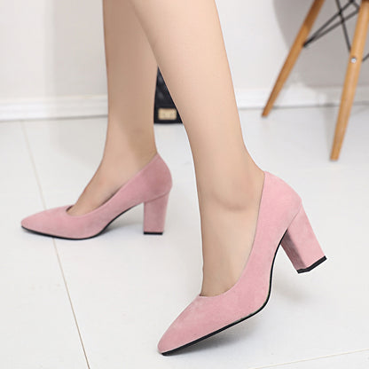 High heels fashion thick heel