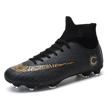 Soccer Shoes Men¡¯s TF Studs High-Top Youth Training Shoes