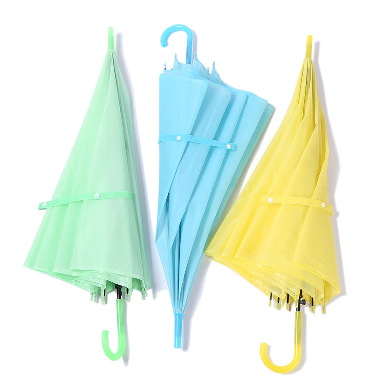 Outdoor Candy Color Straight Umbrella