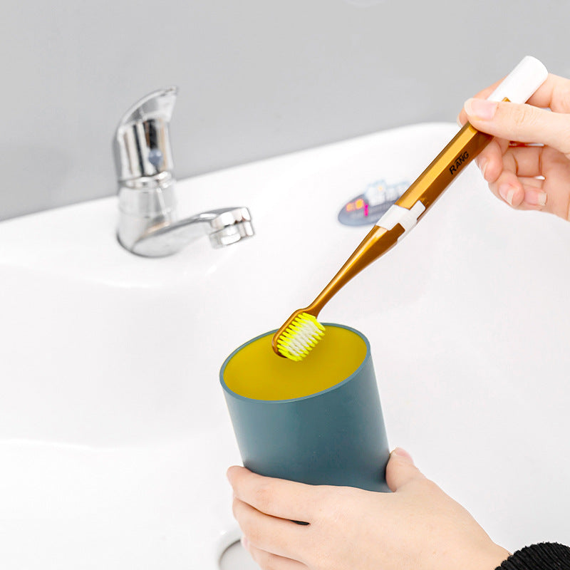 Two-Tone Toothbrush Cup, Bathroom Rinsing Cup