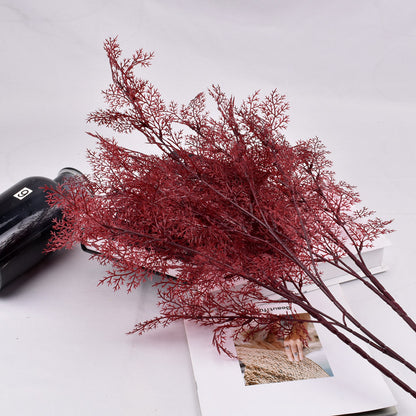 6-pronged encrypted mist flower pine needle grass artificial flower material