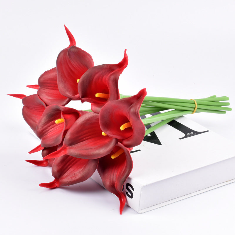 Mini PU Calla Lily Artificial Flower