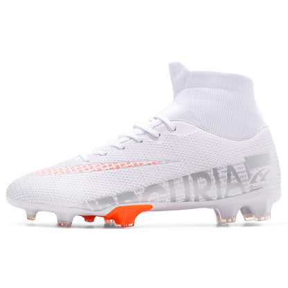 Soccer Shoes Men¡¯s TF Studs High-Top Youth Training Shoes