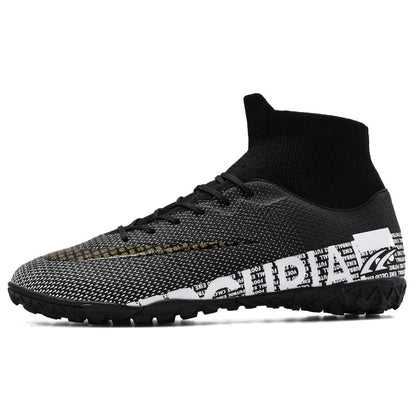 Soccer Shoes Men¡¯s TF Studs High-Top Youth Training Shoes