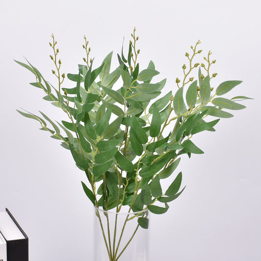 5 fork bunch willow leaf artificial plants wholesale