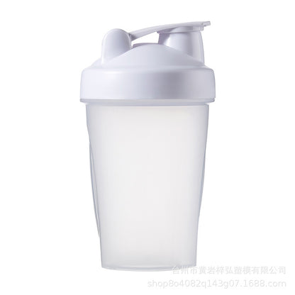 Fitness shaker cup with scale can print LOGO