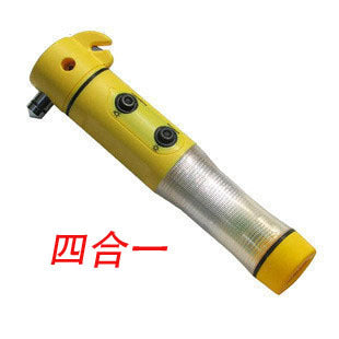 Emergency light car life hammer with flashlight