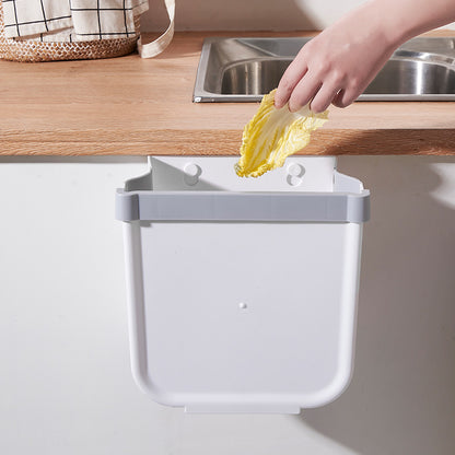 Folding Hanging Kitchen Trash Bin