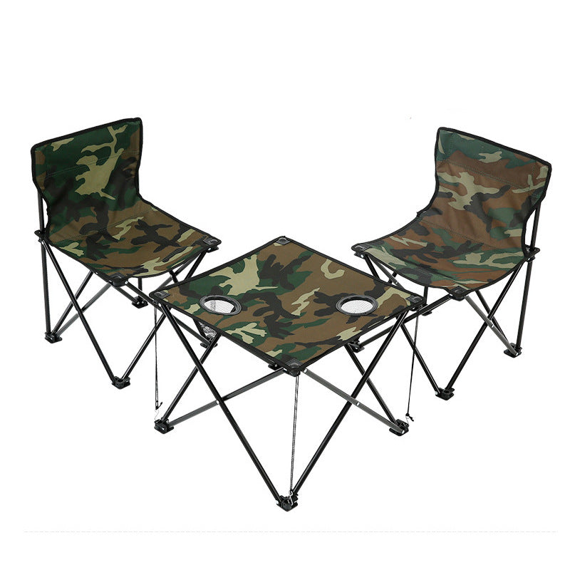 Backpack folding tables and chairs