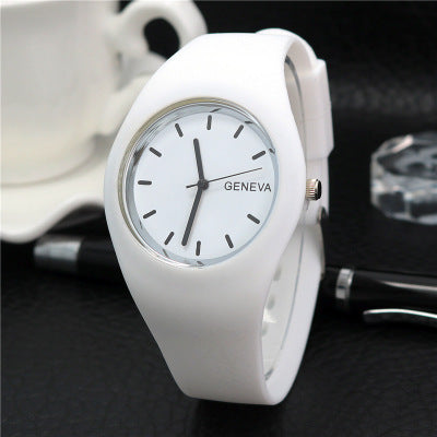 Hot-Selling Silicone Jelly Color Thin Quartz Watch