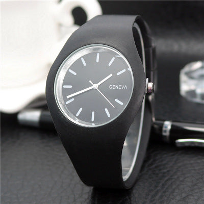 Hot-Selling Silicone Jelly Color Thin Quartz Watch