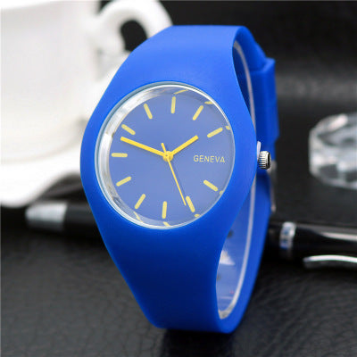 Hot-Selling Silicone Jelly Color Thin Quartz Watch