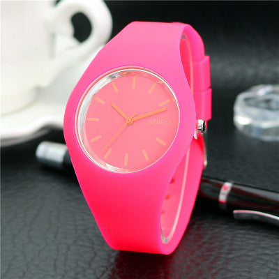 Hot-Selling Silicone Jelly Color Thin Quartz Watch