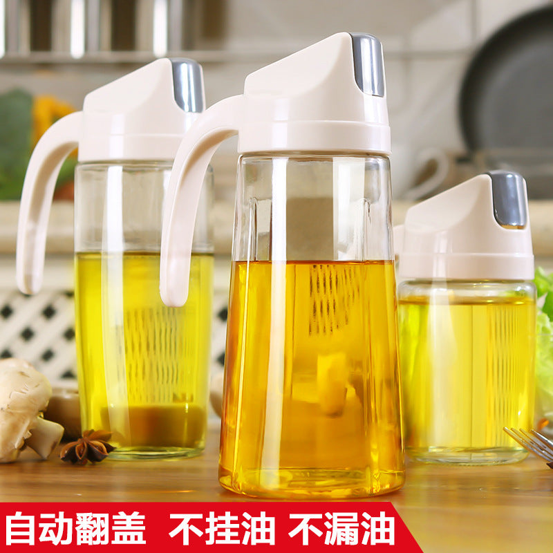 Leakproof Glass Oil Bottle