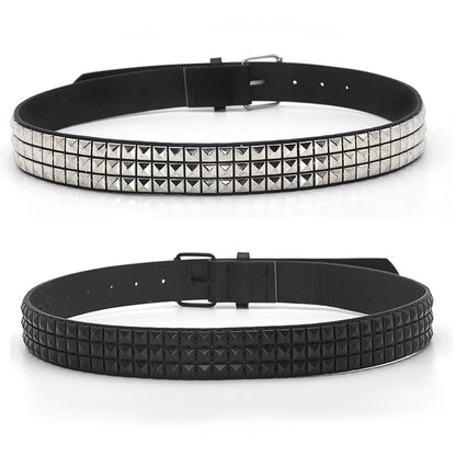 Wholesale of new hollow rivet men's belt