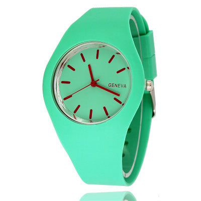 Hot-Selling Silicone Jelly Color Thin Quartz Watch