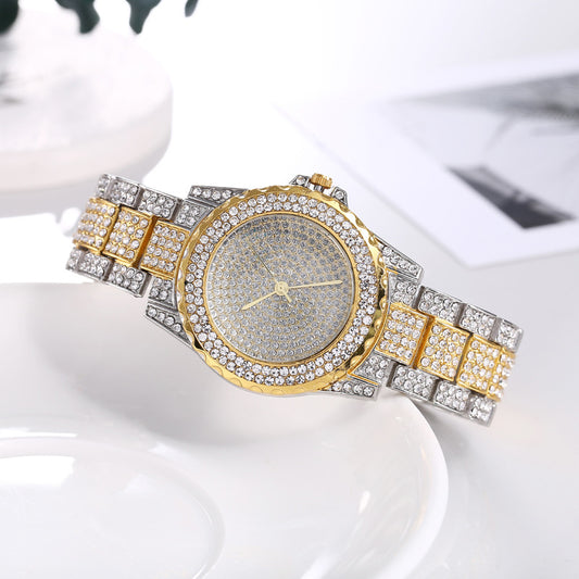 Steel Band Diamond-Studded Starry Women's Watch