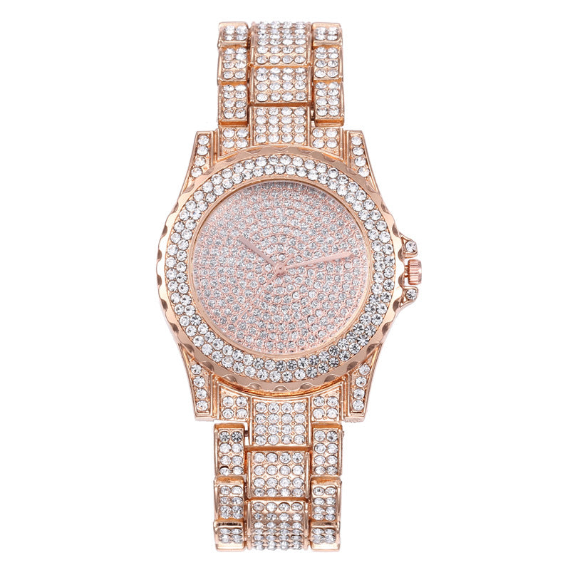 Steel Band Diamond-Studded Starry Women's Watch