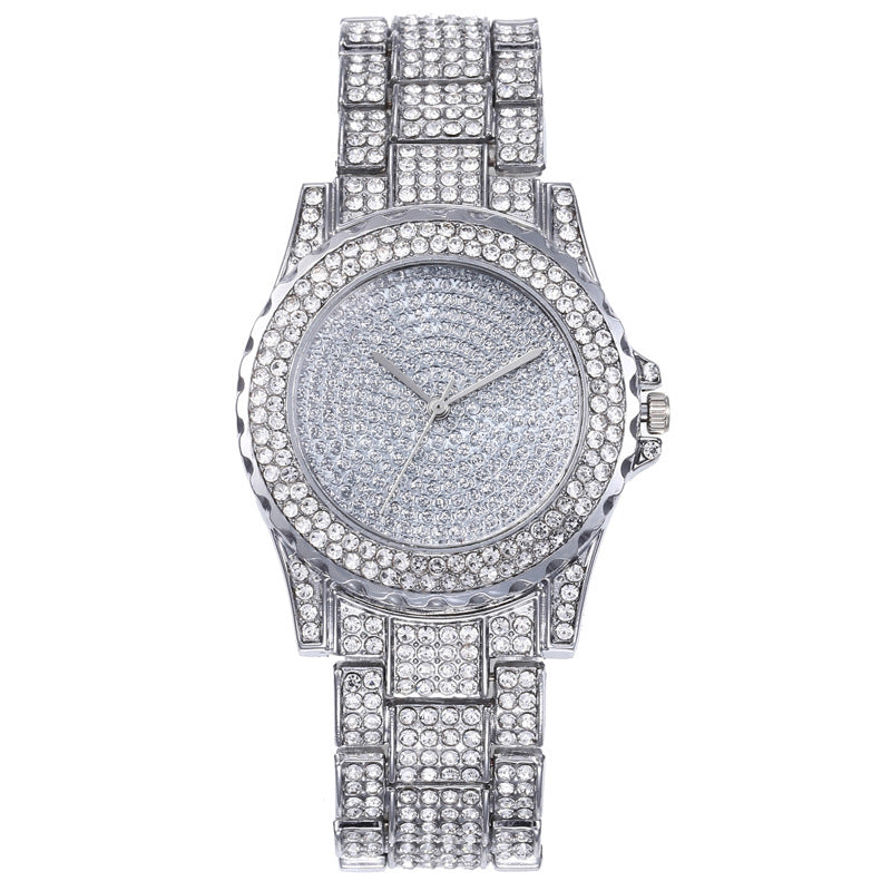 Steel Band Diamond-Studded Starry Women's Watch