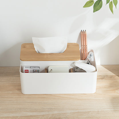 Bamboo Multifunctional Tissue Box