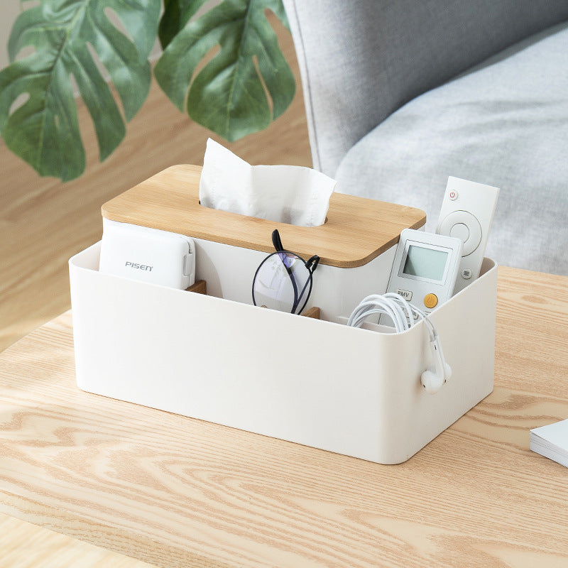 Bamboo Multifunctional Tissue Box