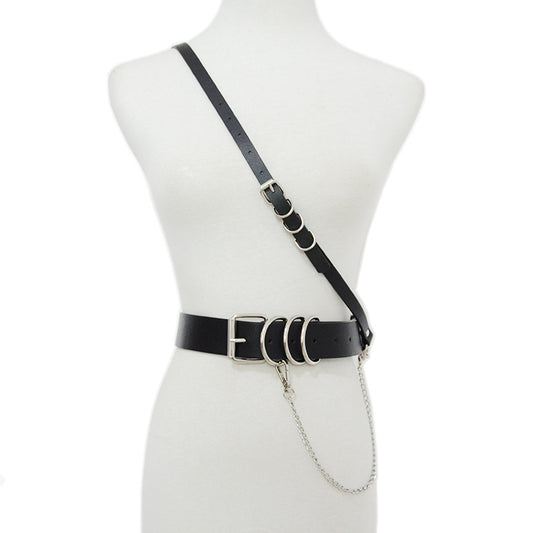 Suspender Strap Chain Belt