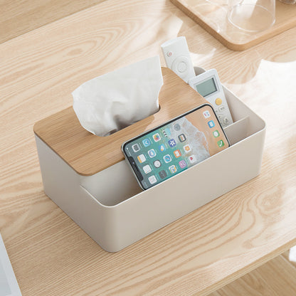 Bamboo Multifunctional Tissue Box