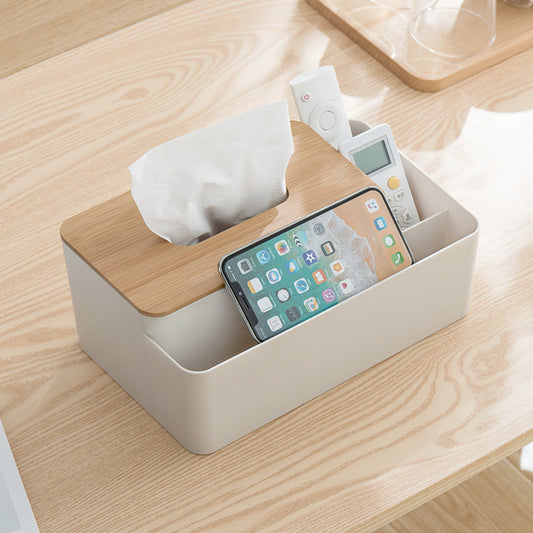 Bamboo Multifunctional Tissue Box