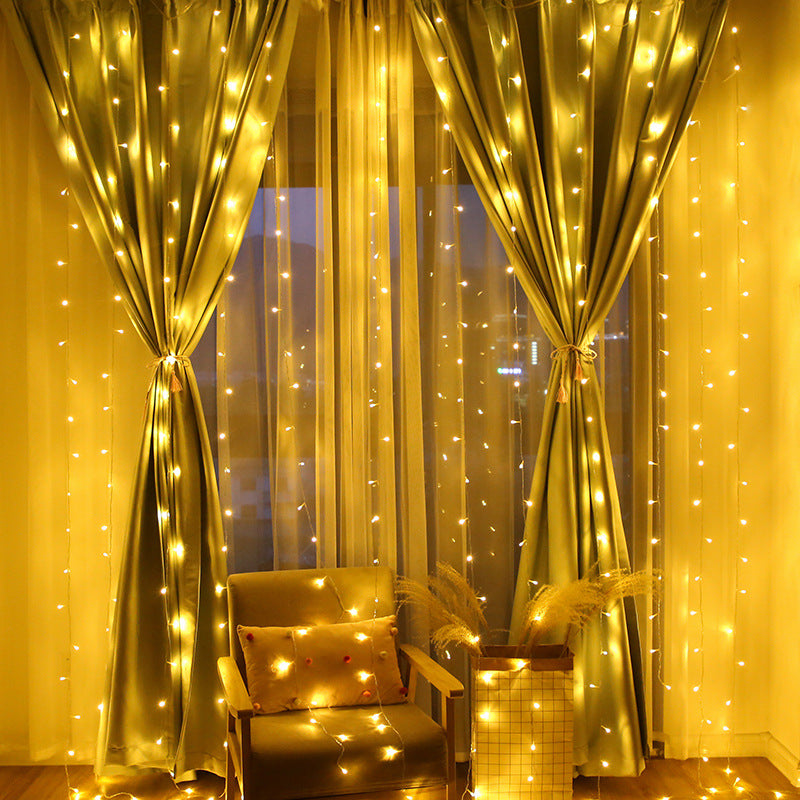 LED Curtain Light String Waterproof Christmas Lights