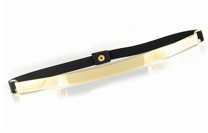 1.5CM metal sequined thin belt