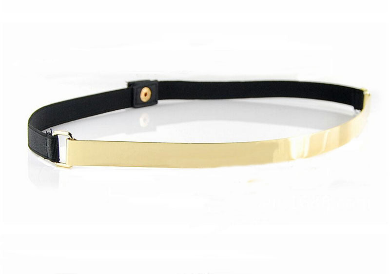 1.5CM metal sequined thin belt